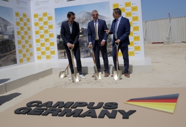 GERMAN PAVILION BREAKS GROUND